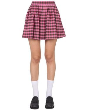 スカート KENZO Woman Skirt Military FD52JU1999O3 50 Women's Kenzo Midi Skirt | INTERVISTA