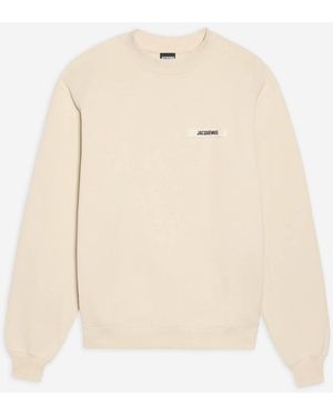 Jacquemus Gros Grain Sweatshirt - Natural