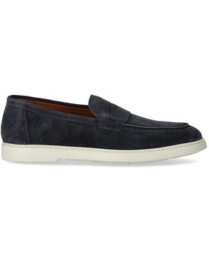 Doucal's Adler Dark Loafer - Blue