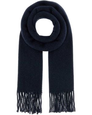 Prada Wool Blend Scarf - Blue