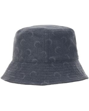 Marine Serre Hats - Blue