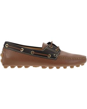 Tod's Leather Boat Bubble Grommet - Multicolour