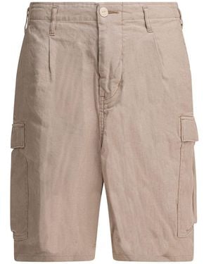 Nonnative Linen Cargo Shorts - Natural