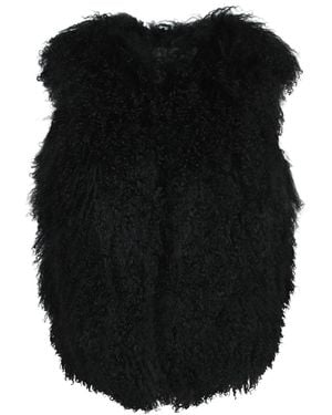 Yves Salomon Vests - Black