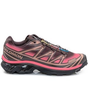 Salomon Xt-6 Skyline Sneaker In Technical Fabric - Pink