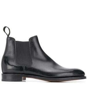 John Lobb Lawry Chelsea Boots Shoes - Black