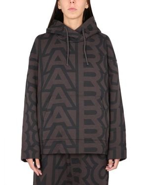 Marc Jacobs Monogram Logo Sweatshirt - Grey