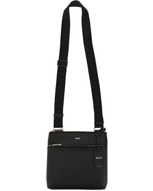BOSS Envelope Bag With Logo - Black