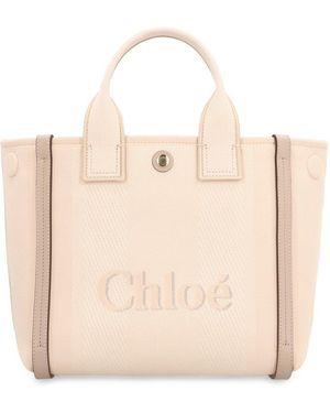 Chloé Carry Small Tote Bag - Natural