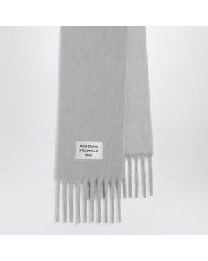 Acne Studios Grey/light Scarf In And Blend