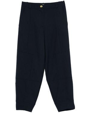 Pinko Button-Fastening Paneled Pants - Blue