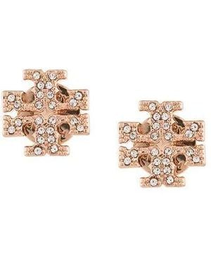 Tory Burch Rose Gold Crystal Bijoux Jewellery - Black