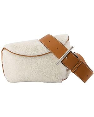 McQueen T-bar Sling Crossbody - Natural
