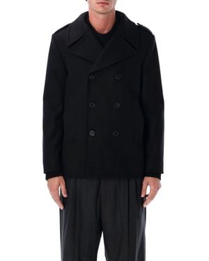 Saint Laurent Peacoat Db - Black
