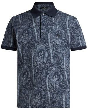 Etro T-Shirts And Polos - Blue