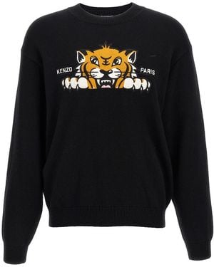 KENZO Happy Tiger' Jumper - Black