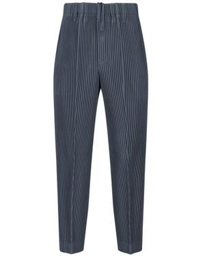 Homme Plissé Issey Miyake Trousers - Blue