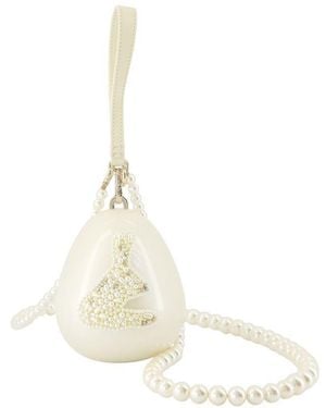 Simone Rocha Micro Egg Crossbody - White