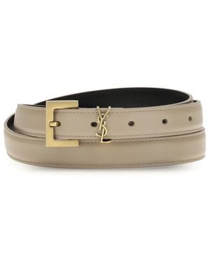 Saint Laurent Belts E Braces - Natural