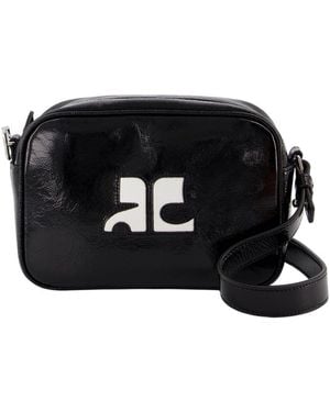 Courreges Reedition Camera Crossbody - Black