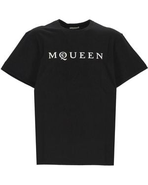 McQueen T-Shirts And Polos - Black