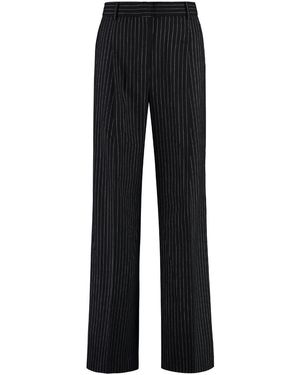 Michael Kors Wool Blend Trousers - Black