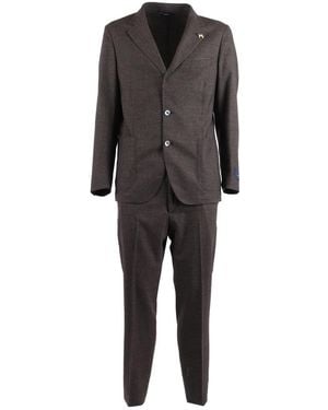 Tombolini Single-Breasted Suit - Gray