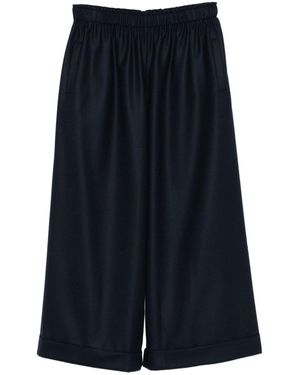 Daniela Gregis Wool Pyjama Trousers - Blue