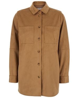 Urbancode Shirt With Classic Collar - Brown
