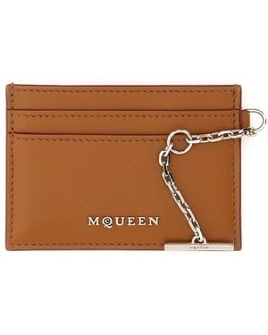 Alexander McQueen Sling Card Holder - Brown