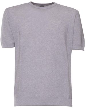 Kangra Cashmere Girocoll - Purple