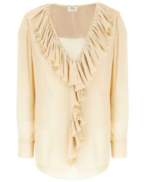 Saint Laurent Shirts - Natural