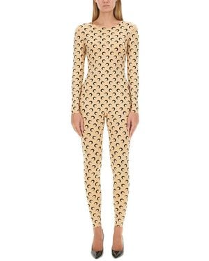 Marine Serre "Moon" Suit - Natural