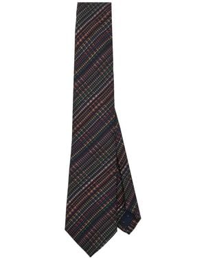 Paul Smith Tie Sig H/Tooth - White