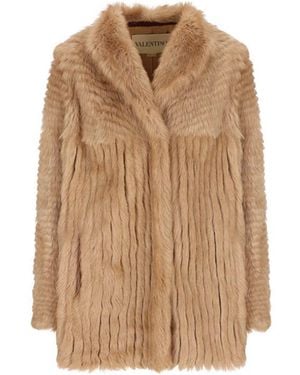 Valentino Garavani Coats - Natural