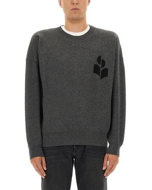 Isabel Marant Jersey With Logo - Grey