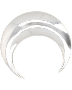 Marine Serre Earring "Moon" - White