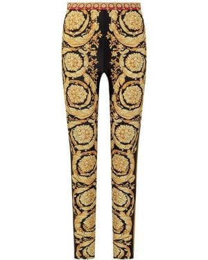 Versace Baroque Leggings - Metallic