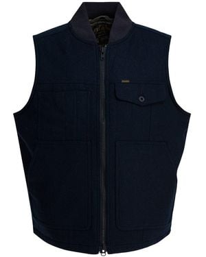 Filson Wool Blend Sleeveless Jacket - Blue