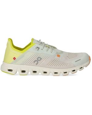 On Shoes Cloud 6 Coast Aloe Limelight Sneaker - Yellow