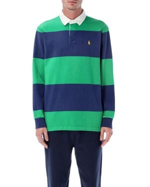 Polo Ralph Lauren Iconic Striped Rugby Shirt - Green