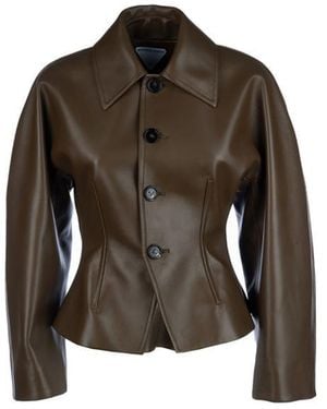 Bottega Veneta Leather Jackets - Black