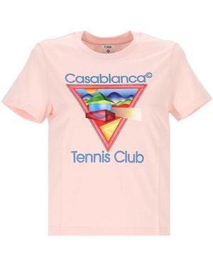 CASABLANCA T-shirts And Polos - Pink