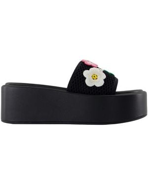 Marc Jacobs The Platform Sandals - Black