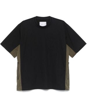 Sacai T-Shirts - Black
