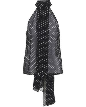 Tom Ford Polka Dot Top - Black