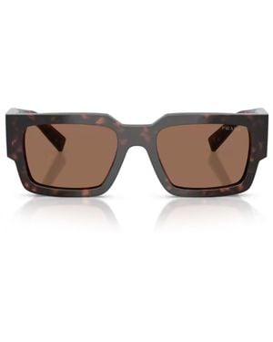 Prada Pr B17S Symbole Sunglasses - Brown