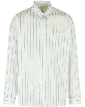 sunflower 'stable' White Cotton Blend Shirt