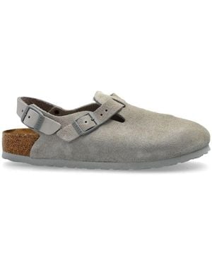 Birkenstock Tokio Suede Leather - Grey