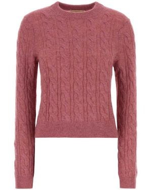 Michael Kors Fuchsia Nylon Blend Jumper - Red